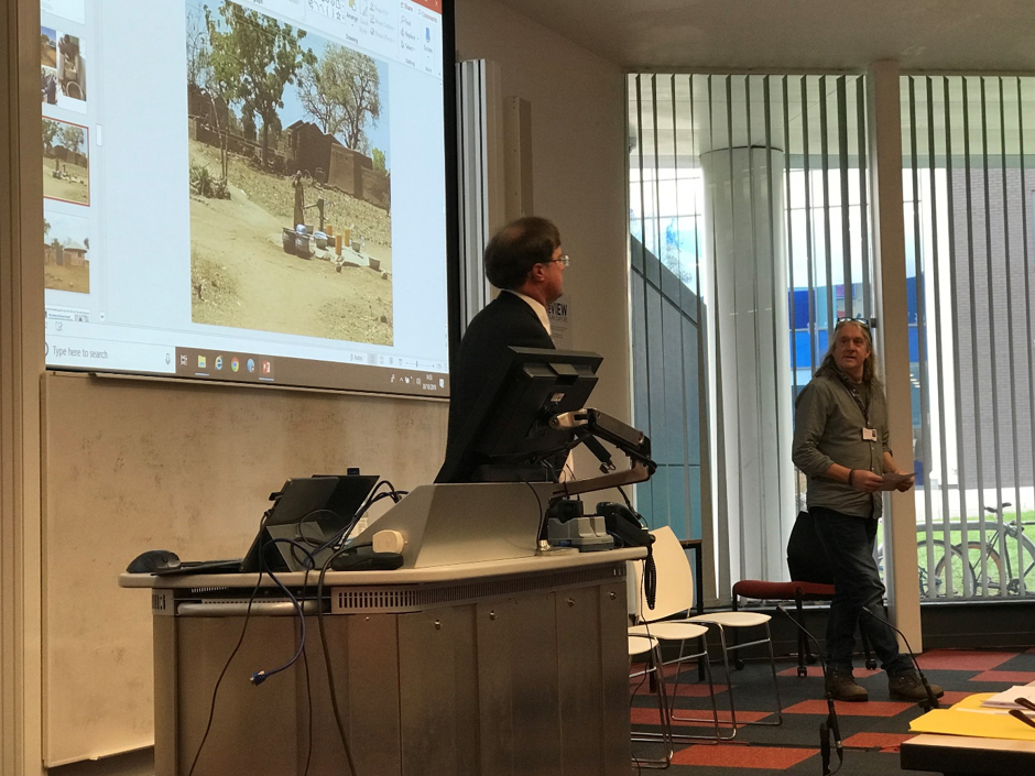 Professor Timothy Leighton during his presentation at the Sound Summit 1.